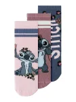 NAME IT Kojinės 'NMFJinea Stitch' tamsiai mėlyna / rausvai violetinė spalva / rožių spalva / juoda