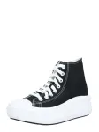 CONVERSE Sportbačiai su auliuku 'CHUCK TAYLOR ALL STAR MOVE PLATFORM' juoda / balta