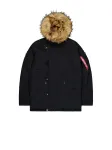 ALPHA INDUSTRIES Žieminė striukė 'Explorer' juoda