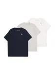Abercrombie & Fitch Mar&scaron;kinėliai tamsiai mėlyna / &scaron;viesiai pilka / balta