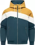 Ragwear Funkcinė striukė 'Stewie Block Youmodo' ruda / benzino spalva / balta
