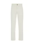 WE Fashion &bdquo;Chino&ldquo; stiliaus kelnės dramblio kaulo