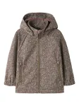 NAME IT Funkcinė striukė 'NMFALFA08' &scaron;okolado spalva / nefrito spalva / rausvai violetinė spalva