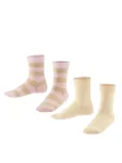FALKE Kojinės 'Happy Stripe 2-Pack' smėlio