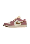Jordan Sportbačiai be auliuko 'Air Jordan 1' smėlio spalva / ruda / rožinė