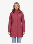 deproc Žieminė striukė 'Outdoorparka LAVAL LONG Damen Outdoorjacke, Regenjacke' vyno raudona spalva
