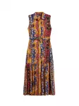 Desigual Suknelė mėlyna / geltona / raudona