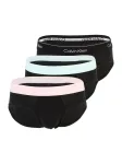 Calvin Klein Underwear Vyri&scaron;kos kelnaitės &scaron;viesiai mėlyna / rožių spalva / juoda / balta
