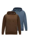 JACK & JONES Megztinis be užsegimo 'JJEBRADLEY' safyro / ruda