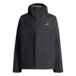 ADIDAS SPORTSWEAR Sportinė striukė 'Essentials' &scaron;viesiai pilka / juoda