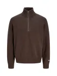 JACK & JONES Megztinis 'JORNorrebro' tamsiai ruda