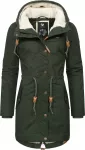 Ragwear Žieminė parka 'Canny' &scaron;viesiai ruda / tamsiai žalia