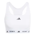 ADIDAS PERFORMANCE Sportinė liemenėlė 'TECHFIT' juoda / balta