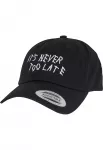 Mister Tee Kepurė 'Never Too Late' juoda / balta