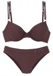 LASCANA Bikinis tamsiai ruda