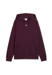 PUMA Megztinis be užsegimo 'Essentials' vyno raudona spalva / balta