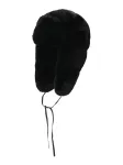 KANGOL Megzta kepurė juoda
