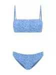 Shiwi Bikinis 'Lola' azuro spalva / balk&scaron;va