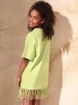 Lipsy Mar&scaron;kinėliai 'Kaftan' gencijono spalva / žalia / &scaron;viesiai žalia / &scaron;viesiai rožinė