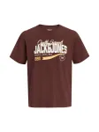 JACK & JONES Mar&scaron;kinėliai &scaron;okolado spalva / kario spalva / balta