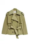 IVY OAK Demisezoninis paltas 'JUNE' alyvuogių spalva