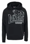 LONSDALE Megztinis 'Tadley' juoda / balta