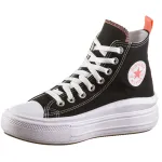 CONVERSE Sportbačiai 'CHUCK TAYLOR ALL STAR MOVE PLATFORM' juoda / balta