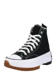 CONVERSE Sportbačiai su auliuku 'RUN STAR HIKE' juoda / balta
