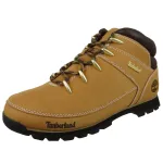 TIMBERLAND Auliniai batai su rai&scaron;teliais 'Euro Sprint Hiker' karamelės / juoda