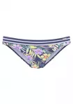 VENICE BEACH Bikinio kelnaitės tamsiai mėlyna / geltona / purpurinė / balta
