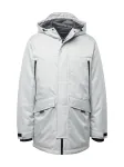 JACK & JONES Žieminė parka 'JCOBlack' &scaron;viesiai pilka / juoda