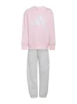ADIDAS SPORTSWEAR Treniruočių kostiumas 'Essentials' margai pilka / rožių spalva / balta