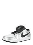 Jordan Sportbačiai be auliuko 'AIR JORDAN 1' juoda / sidabrinė / balta