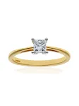 DIAMANT LETERNEL Žiedas auksas
