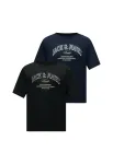 JACK & JONES Mar&scaron;kinėliai 'JJEDENVER' tamsiai mėlyna / &scaron;viesiai mėlyna / juoda / balta