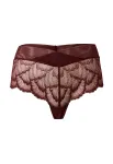 TRIUMPH Kelnaitės paauk&scaron;tintu liemeniu 'Love In Lace' rūdžių raudona