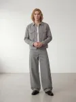 ARMIE Demisezoninė striukė 'The Victor Tall Denim Jacket' pilka