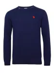 U.S. POLO ASSN. Megztinis tamsiai mėlyna / raudona