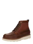 TIMBERLAND Auliniai batai su rai&scaron;teliais ruda / tamsiai ruda