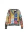 Desigual Megztinis mėlyna / kario spalva / kraujo spalva / juoda