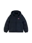 TOMMY HILFIGER Žieminė striukė 'Heritage' tamsiai mėlyna / raudona / balta