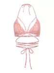 LSCN by LASCANA Bikinio vir&scaron;utinė dalis 'Lisa' oranžinė / rožinė / balta