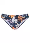 LASCANA ACTIVE Bikinio kelnaitės tamsiai mėlyna / rusvai žalia / alyvinė spalva