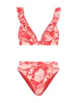 Shiwi Bikinis 'Bobby' raudona / balta