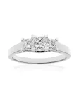 DIAMANT LETERNEL Žiedas sidabrinė