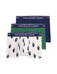 Polo Ralph Lauren Boxer trumpikės 'Classic' smėlio spalva / tamsiai mėlyna / žalia / balta