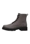 TIMBERLAND Auliniai batai su rai&scaron;teliais tamsiai pilka