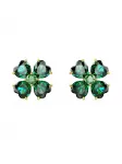 Swarovski Auskarai 'Idyllia' auksas / žalia