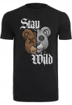 Mister Tee Mar&scaron;kinėliai 'Stay Wild' ruda / pilka / juoda / balta