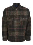 JACK & JONES Demisezoninė striukė 'JORRoxbury' kapučino spalva / antracito spalva / rūdžių raudona / juoda